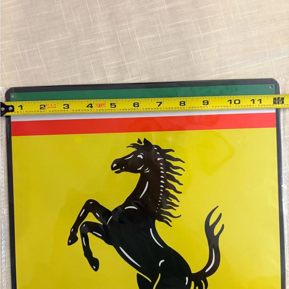 Ferrari Sign Iconic Logo Metal Never Opened - Picture 9 of 10